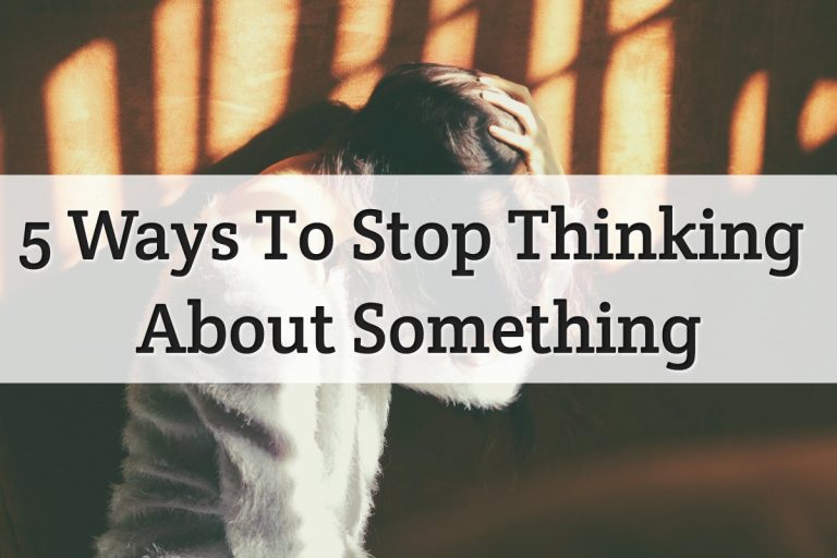 stop thinking about something feature image